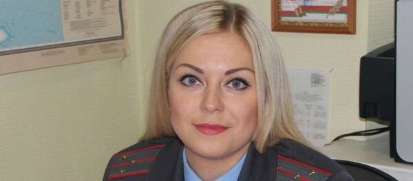 Официальный представитель Партизанского РУВД Минска Наталья Ганусевич - Sputnik Беларусь