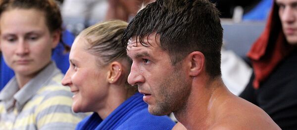  Чемпион первых Европейских игр самбист Степан Попов тренируется с дзюдоистами до седьмого пота - Sputnik Беларусь