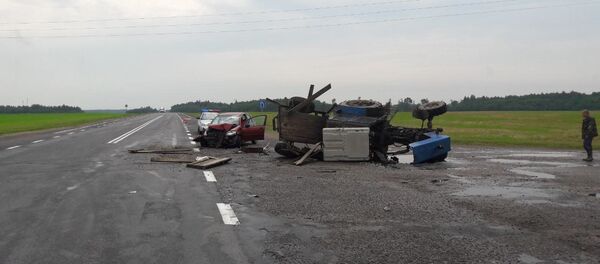 Авария в Полоцком районе - Sputnik Беларусь