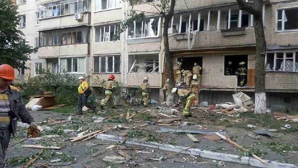 Последствия взрыва в Киеве - Sputnik Беларусь
