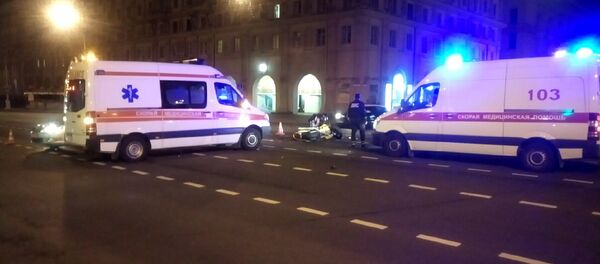 Авария в центре Минска - Sputnik Беларусь