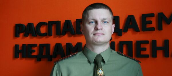 Начальник центра пропаганды и обучения минского областного управления МЧС Николай Делендик - Sputnik Беларусь