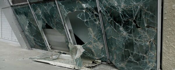 Разрушения на стадионе Донбасс Арена Разрушения на стадионе Донбасс Арена - Sputnik Беларусь