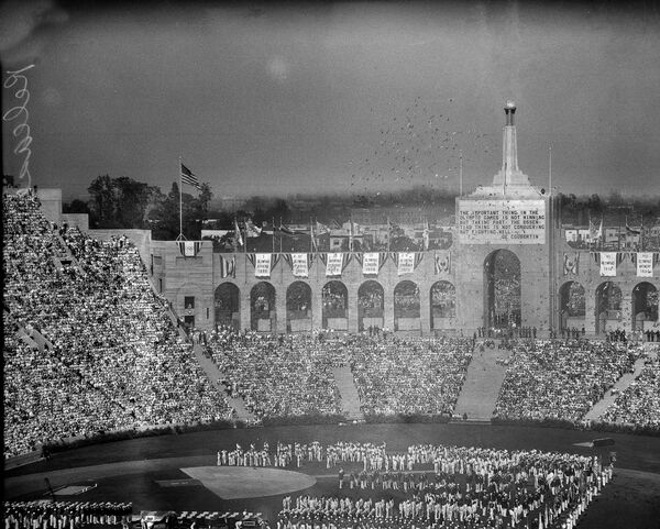 Церемония открытия Олимпиады-1932 в Лос-Анджелесе - Sputnik Беларусь