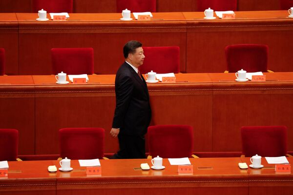 Председатель Китайской Народной Республики Си Цзиньпин на церемонии 90-летия создания Народно-освободительной армии Китая - Sputnik Беларусь