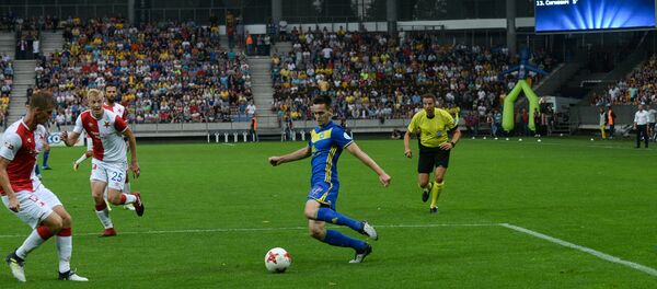 Игровой момент матча Игровой момент матча - Sputnik Беларусь