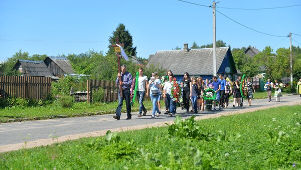 Траурная процессия в Вязынке - Sputnik Беларусь