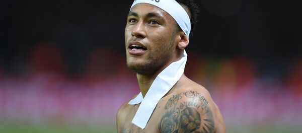 Бразильский нападающий Неймар Бразильский нападающий Неймар - Sputnik Беларусь