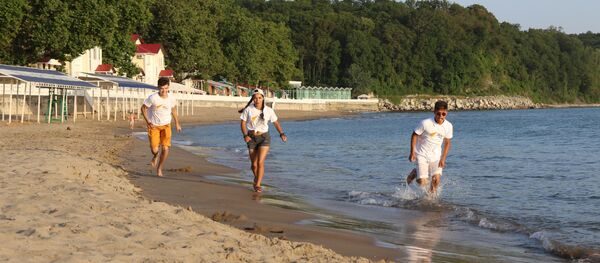 Вакалісты праекта Ты супер! у цэнтры Арлёнак - Sputnik Беларусь