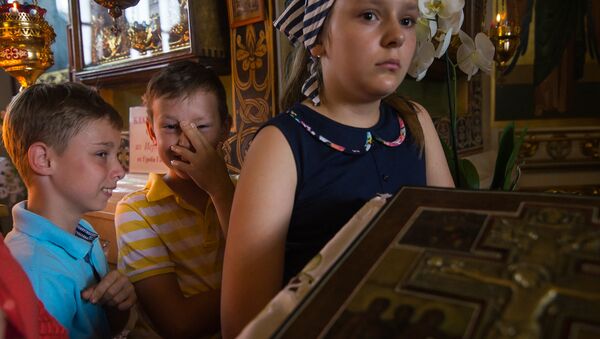 Дети в церкви - Sputnik Беларусь