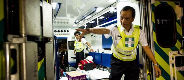 Работа скорой помощи в Китае, архивное фото - Sputnik Беларусь