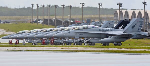 Американская авиабаза Андерсен на острове Гуам Американская авиабаза Андерсен на острове Гуам - Sputnik Беларусь