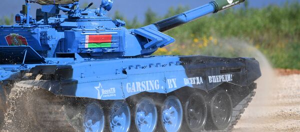 Белорусские танкисты в полуфинале танкового биатлона - Sputnik Беларусь