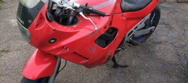 Байк задержанного мотоциклиста Байк задержанного мотоциклиста - Sputnik Беларусь