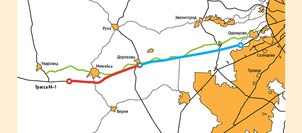 Реконструкция российского участка трассы М-1 - инфографика на sputnik.by - Sputnik Беларусь
