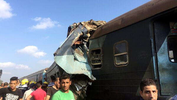 Железнодорожная авария в Египте - Sputnik Беларусь
