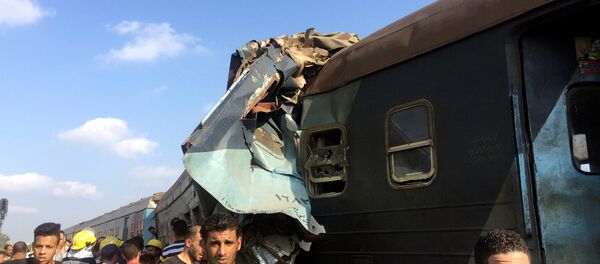 Железнодорожная авария в Египте - Sputnik Беларусь