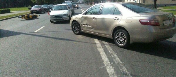 ДТП на Сурганова ДТП на Сурганова - Sputnik Беларусь