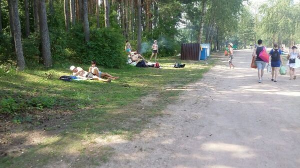 Ситуация на пляже Минского моря - Sputnik Беларусь