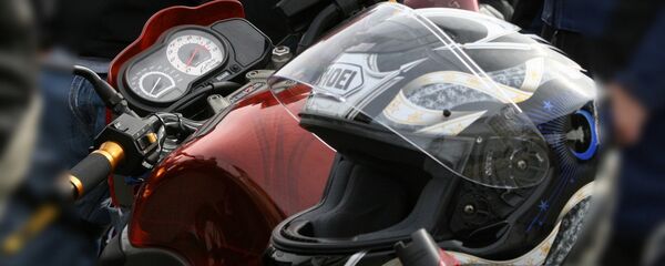 Шлем мотоциклиста, архивное фото - Sputnik Беларусь