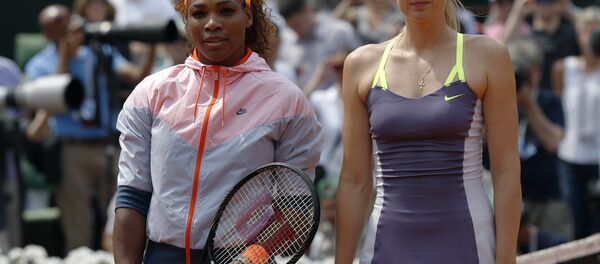 Теннисистки Серена Уильямс и Мария Шарапова - Sputnik Беларусь