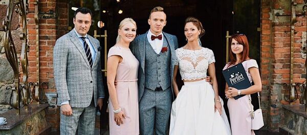 Свадьба Александры Герасимени и Евгения Цуркина - Sputnik Беларусь