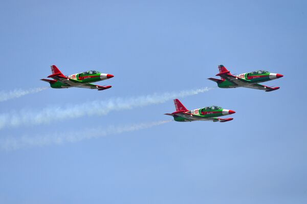 Пилотажная группа Белая Русь на самолетах Л-39 - Sputnik Беларусь