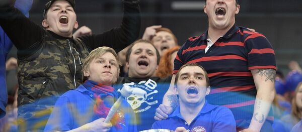 Чествование ХК СКА - обладателя Кубка Гагарина КХЛ - Sputnik Беларусь