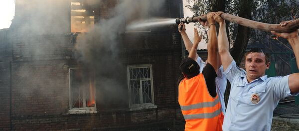 Пожар в Ростове-на-Дону - Sputnik Беларусь