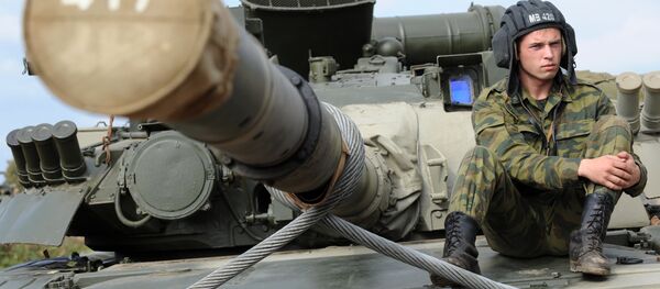 Отправление эшелона на учения, архивное фото Отправление эшелона на учения, архивное фото - Sputnik Беларусь