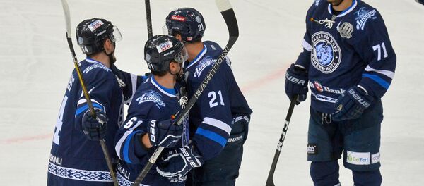 Матч КХЛ - Sputnik Беларусь