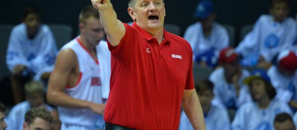 Главный тренер мужской сборной Беларуси по баскетболу Александр Крутиков - Sputnik Беларусь