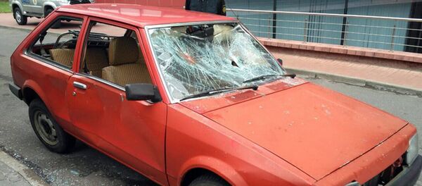 Избитая Mazda - Sputnik Беларусь