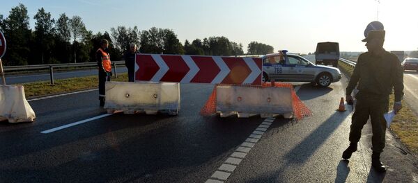 Военнослужащие и ГАИ на трассе Минск - Могилев - Sputnik Беларусь