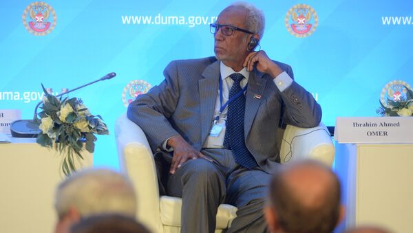 Председатель Национальной ассамблеи Республики Судан Ибрагим Ахмед Омер - Sputnik Беларусь