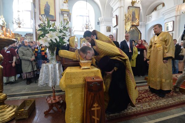 Паломники смогли поклониться святыне - Sputnik Беларусь