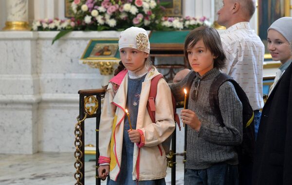 В соборе прошла служба - Sputnik Беларусь