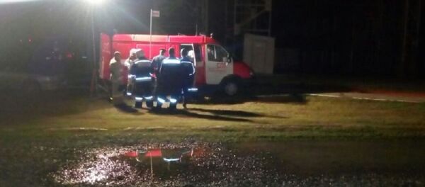 Сотрудники МЧС России на месте пожара на Новосибирской ТЭЦ-2‍ - Sputnik Беларусь