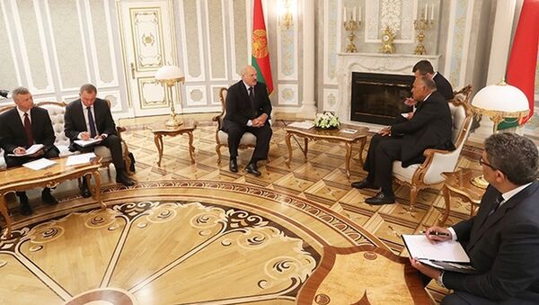 Лукашенко провел встречу с министром иностранных дел Египта Самехом Хассаном Шукри - Sputnik Беларусь