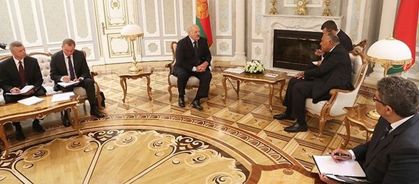 Лукашенко провел встречу с министром иностранных дел Египта Самехом Хассаном Шукри - Sputnik Беларусь