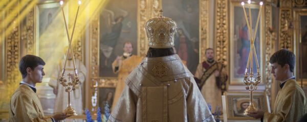 Престольный праздник храма Спаса Нерукотворного Образа Престольный праздник храма Спаса Нерукотворного Образа - Sputnik Беларусь