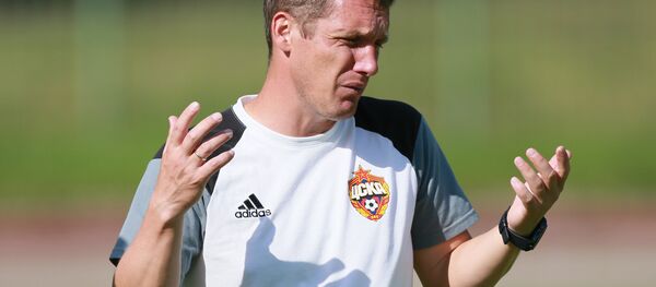 Главный тренер ЦСКА Виктор Ганчаренко - Sputnik Беларусь