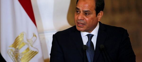 Президент Египта а Абдель Фаттах Ас-Сиси - Sputnik Беларусь