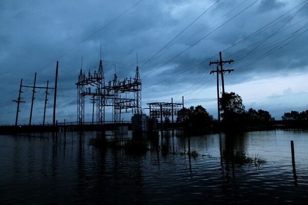 Наводнение на силовой подстанции в Луизиане - Sputnik Беларусь