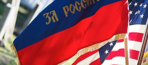 Флаги России и США - Sputnik Беларусь