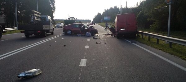 Лобовое ДТП в Молодечненском районе - Sputnik Беларусь