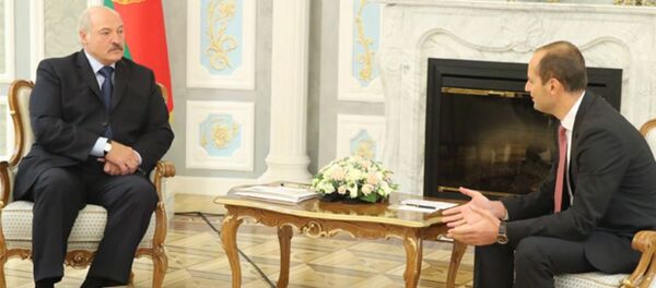 Встреча президента Беларуси Александра Лукашенко с главой МИД Грузии Михеилом Джанелидзе - Sputnik Беларусь