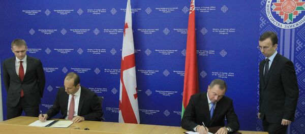 Главы МИД Беларуси и Грузии Главы МИД Беларуси и Грузии - Sputnik Беларусь