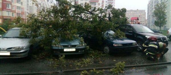 Последствия непогоды 4 сентября 2017 года в Минске - Sputnik Беларусь