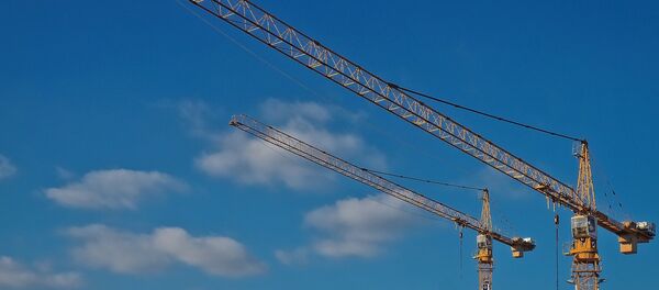 Строительные краны, архивное фото - Sputnik Беларусь